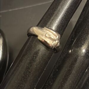 Vintage Avon Silver Belt Ring Size 5.5